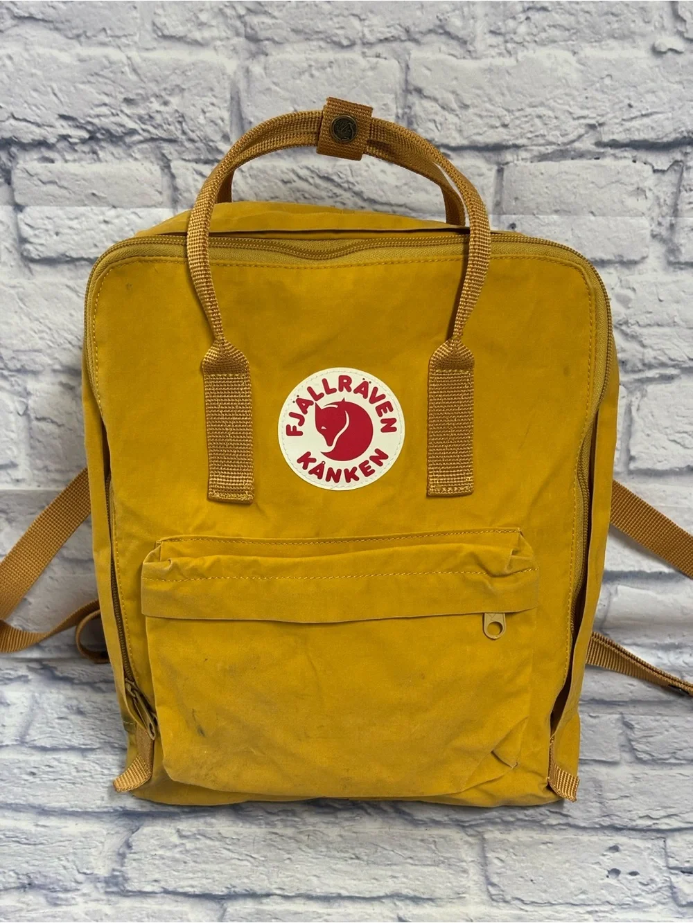 Fjallraven Kanken Backpack Style 23510 Ochre (Mustard Yellow) Outdoor Hiking